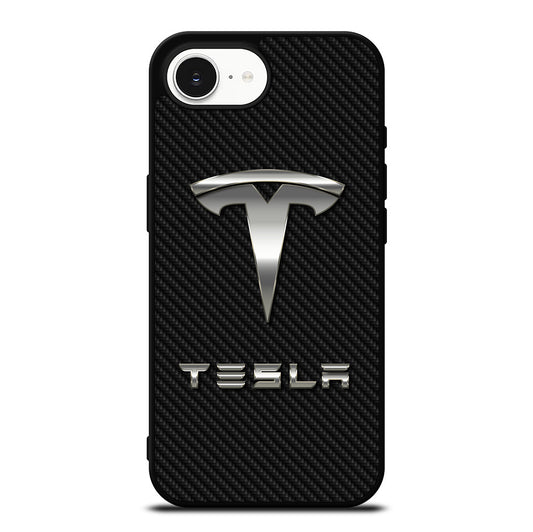 TESLA CARBON LOGO iPhone 16e Case Cover
