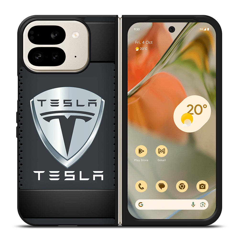 TESLA EMBLEM Google Pixel 9 Pro Fold Case Cover