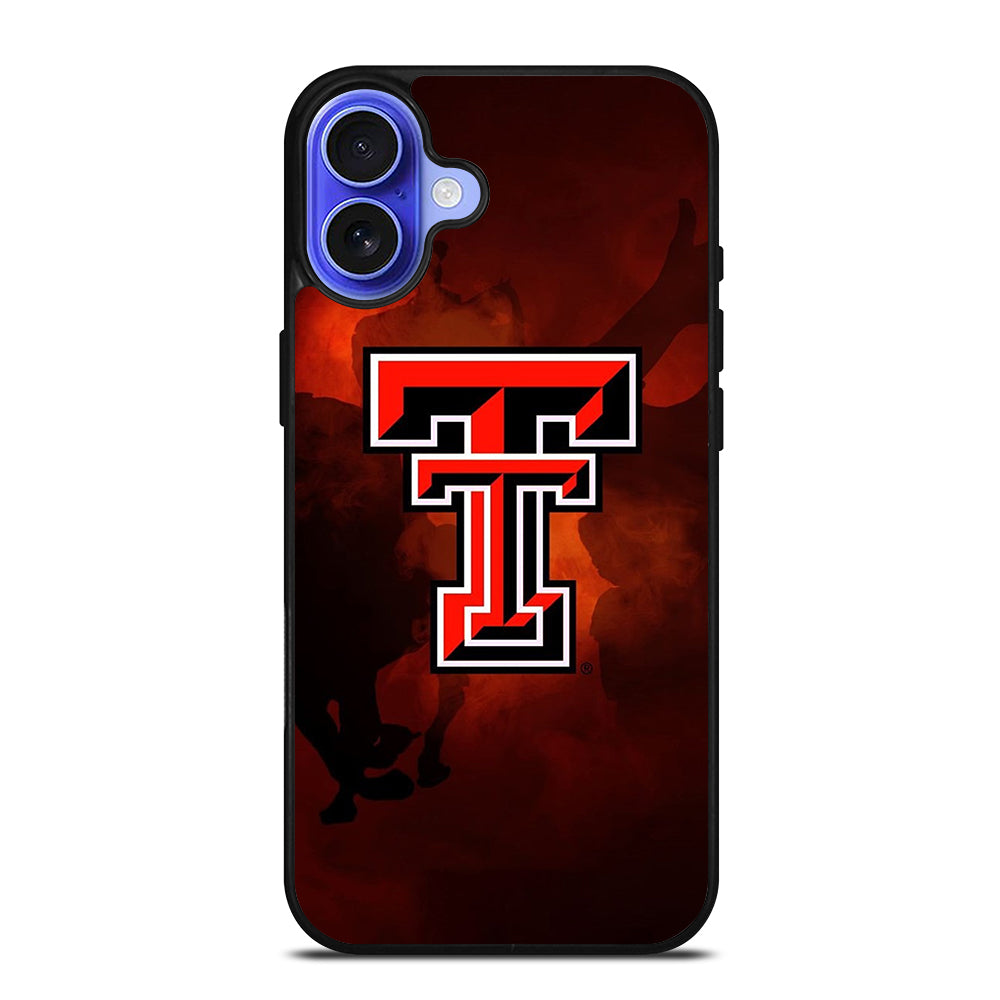 TEXAS TECH FOOTBALL LOGO 3 iPhone 16 Case Cover