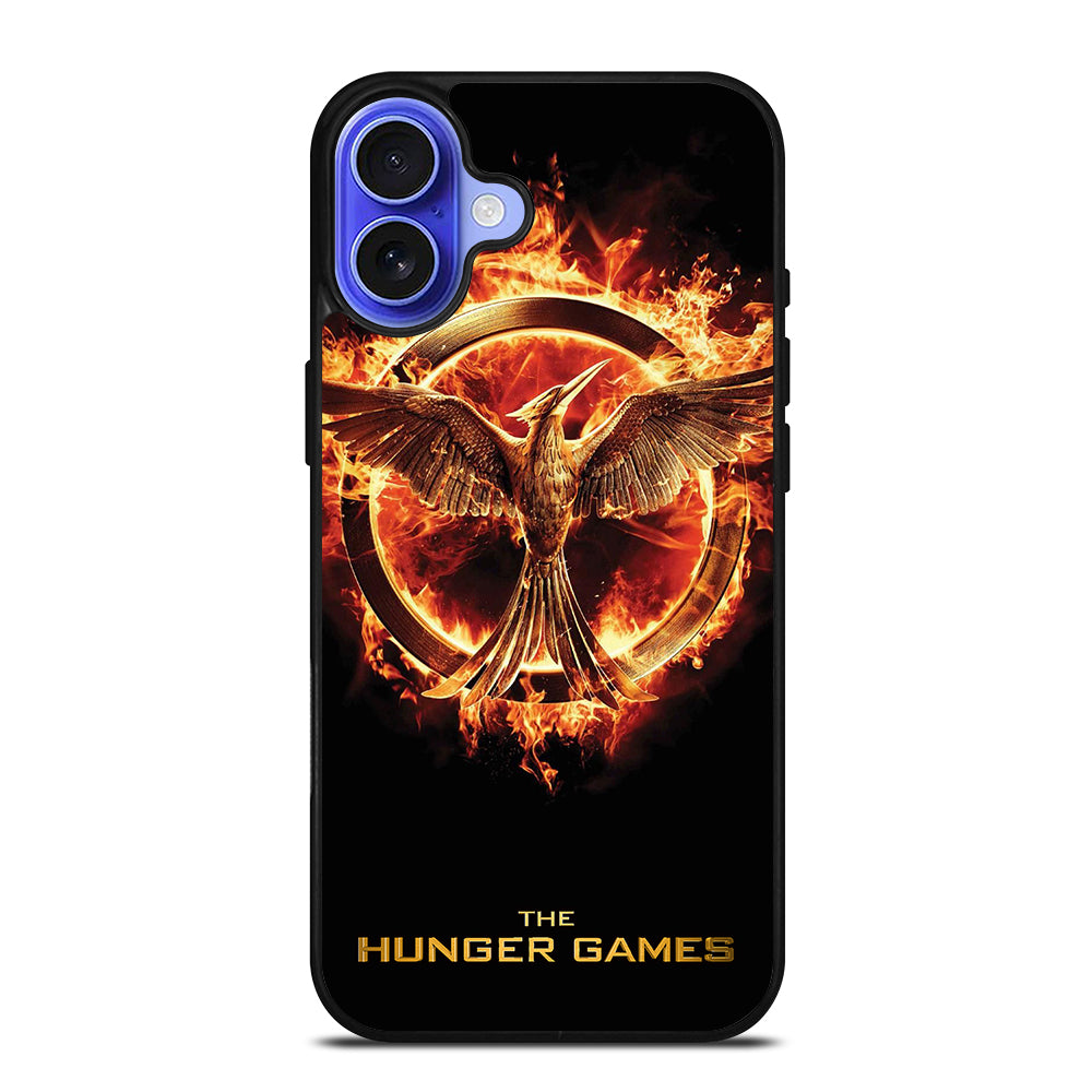 THE HUNGER GAMES BLACK LOGO iPhone 16 Case Cover