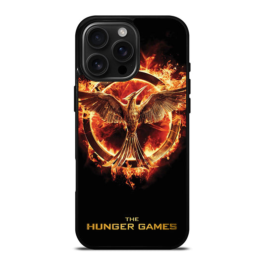 THE HUNGER GAMES BLACK LOGO iPhone 16 Pro Max Case Cover