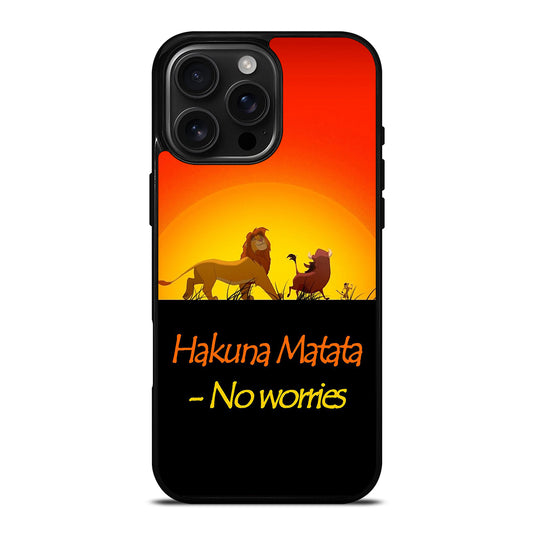 THE LION KING HAKUNA MATATA 2 iPhone 16 Pro Max Case Cover