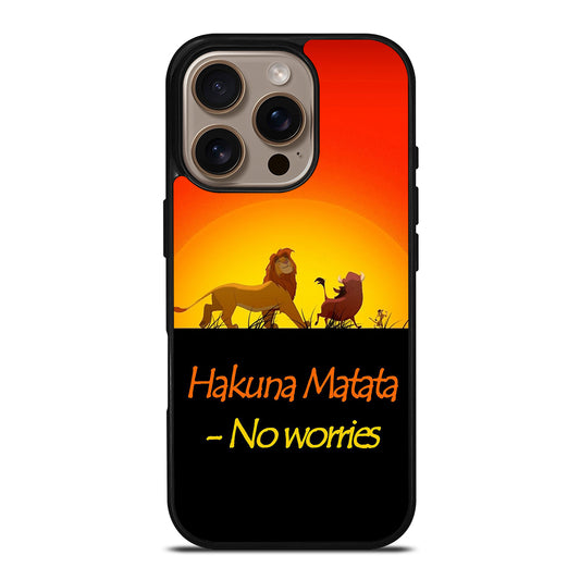 THE LION KING HAKUNA MATATA 2 iPhone 16 Pro Case Cover