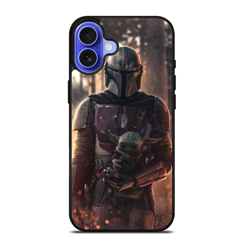 THE MANDALORIAN AND BABY YODA iPhone 16 Case Cover