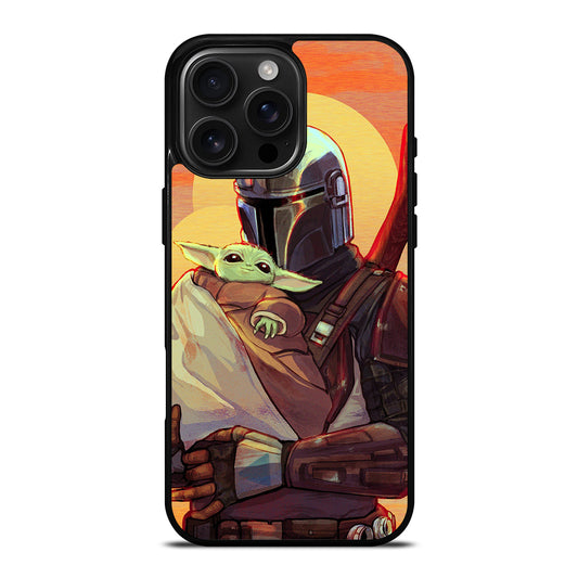 THE MANDALORIAN AND BABY YODA 2 iPhone 16 Pro Max Case Cover