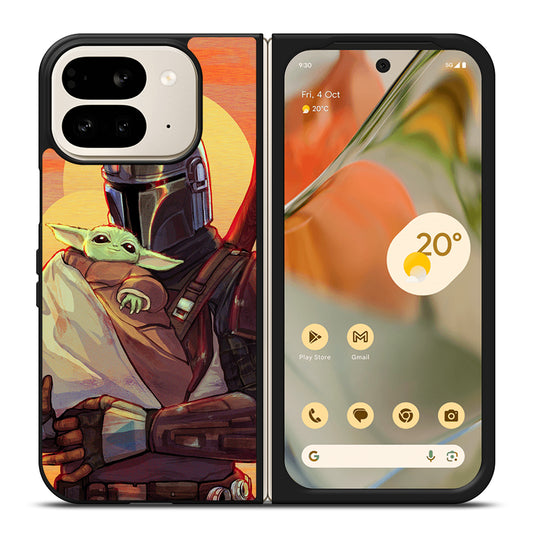 THE MANDALORIAN AND BABY YODA 2 Google Pixel 9 Pro Fold Case Cover