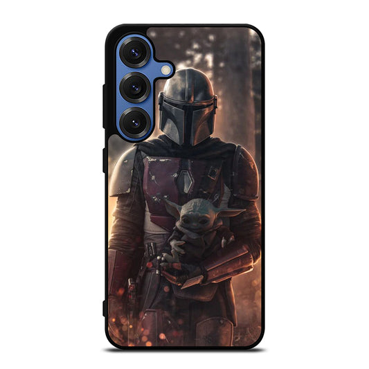 THE MANDALORIAN AND BABY YODA Samsung Galaxy S25 Case Cover