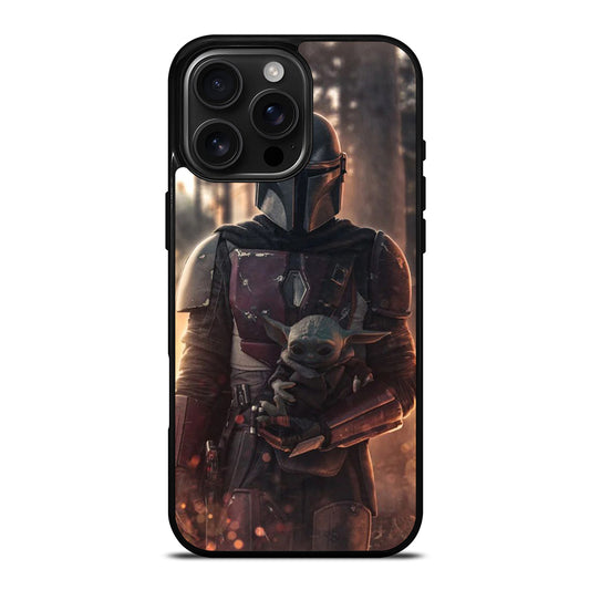 THE MANDALORIAN AND BABY YODA iPhone 16 Pro Max Case Cover