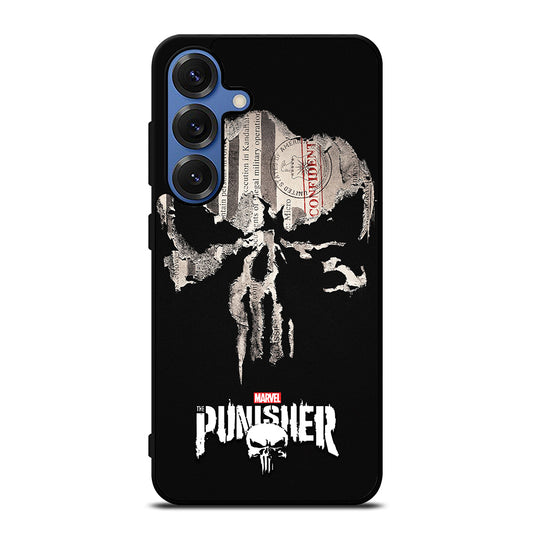 THE PUNISHER MARVEL SKULL LOGO 1 Samsung Galaxy S25 Case Cover