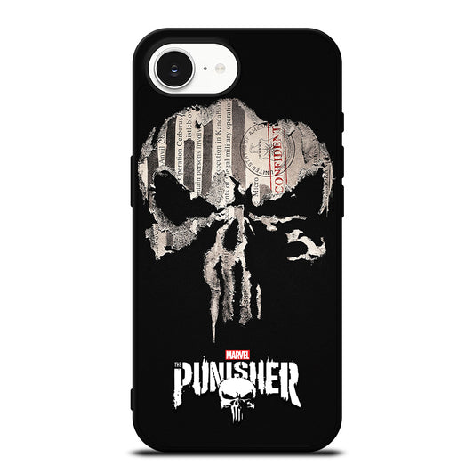 THE PUNISHER MARVEL SKULL LOGO 1 iPhone 16e Case Cover
