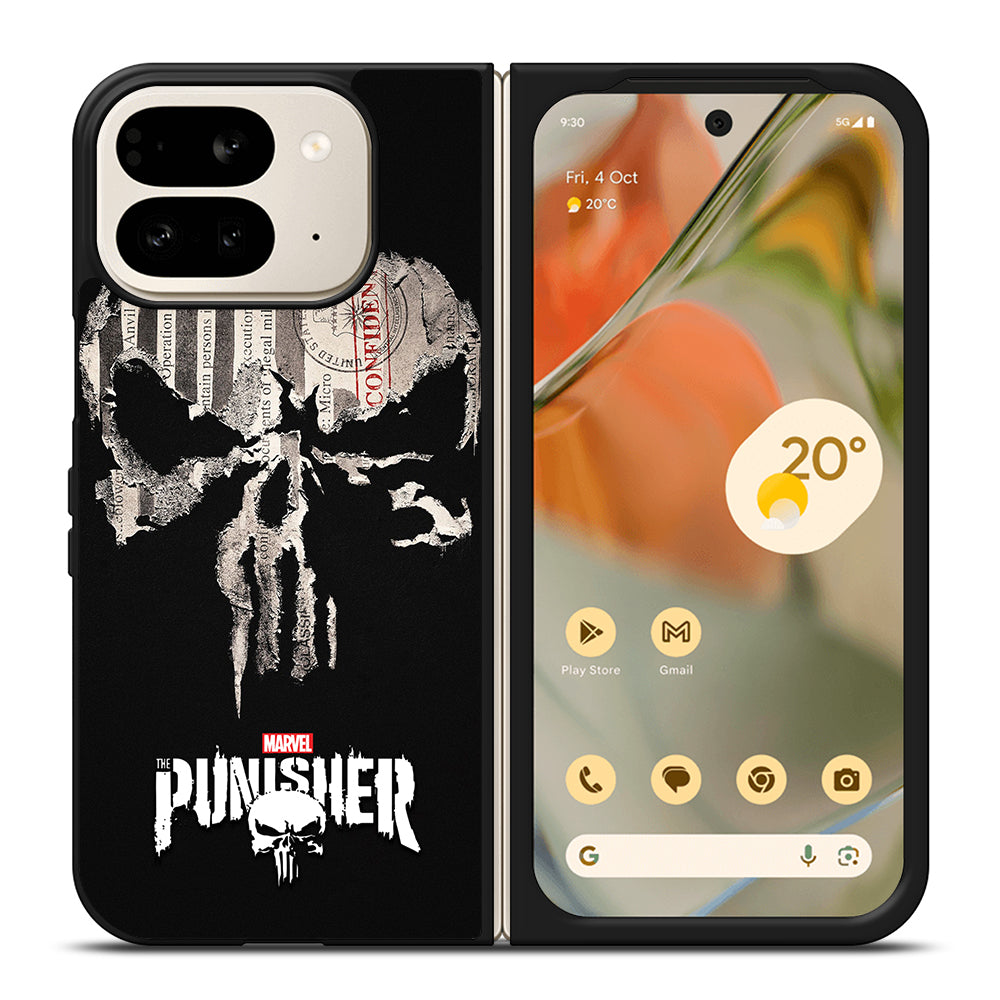 THE PUNISHER MARVEL SKULL LOGO 1 Google Pixel 9 Pro Fold Case Cover