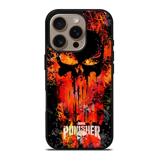 THE PUNISHER MARVEL SKULL LOGO 2 iPhone 16 Pro Case Cover