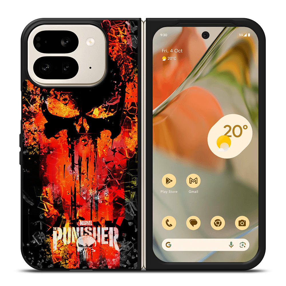 THE PUNISHER MARVEL SKULL LOGO 2 Google Pixel 9 Pro Fold Case Cover