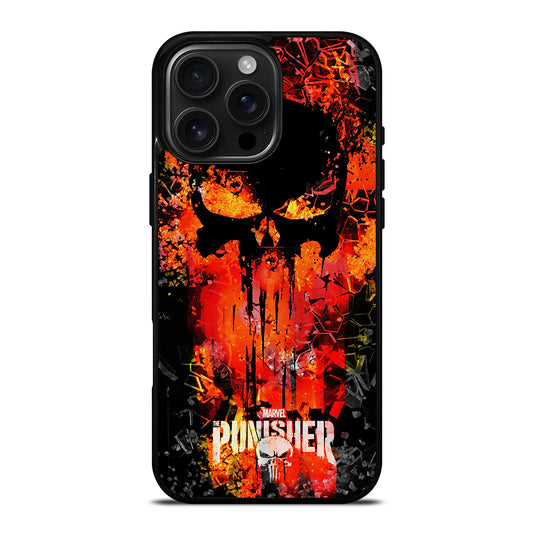 THE PUNISHER MARVEL SKULL LOGO 2 iPhone 16 Pro Max Case Cover