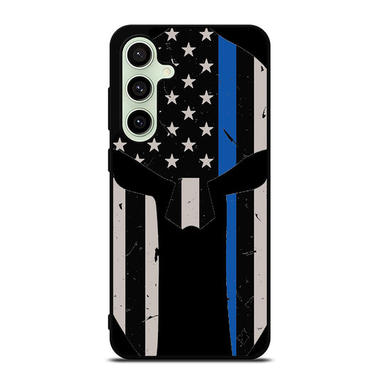 THIN BLUE LINE PUNISHER SKULL 1 Samsung Galaxy S24 FE Case Cover