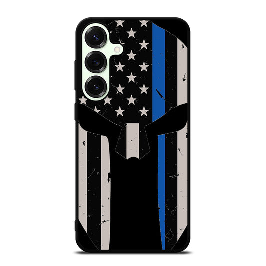 THIN BLUE LINE PUNISHER SKULL 1 Samsung Galaxy S25 Plus Case Cover