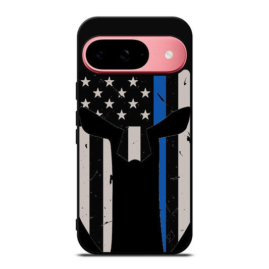 THIN BLUE LINE PUNISHER SKULL 1 Google Pixel 9 Case Cover