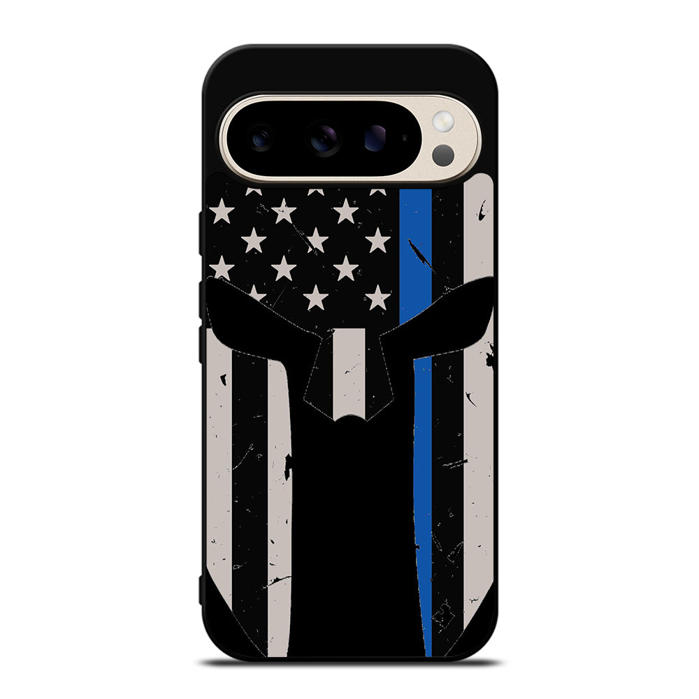 THIN BLUE LINE PUNISHER SKULL 1 Google Pixel 9 Pro Case Cover