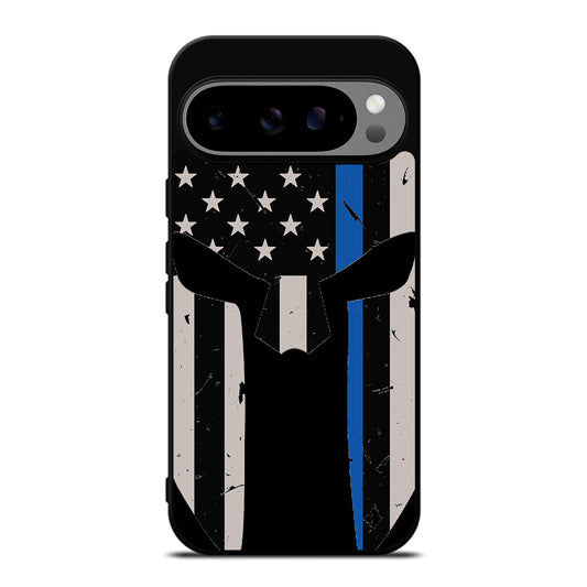 THIN BLUE LINE PUNISHER SKULL 1 Google Pixel 9 Pro XL Case Cover