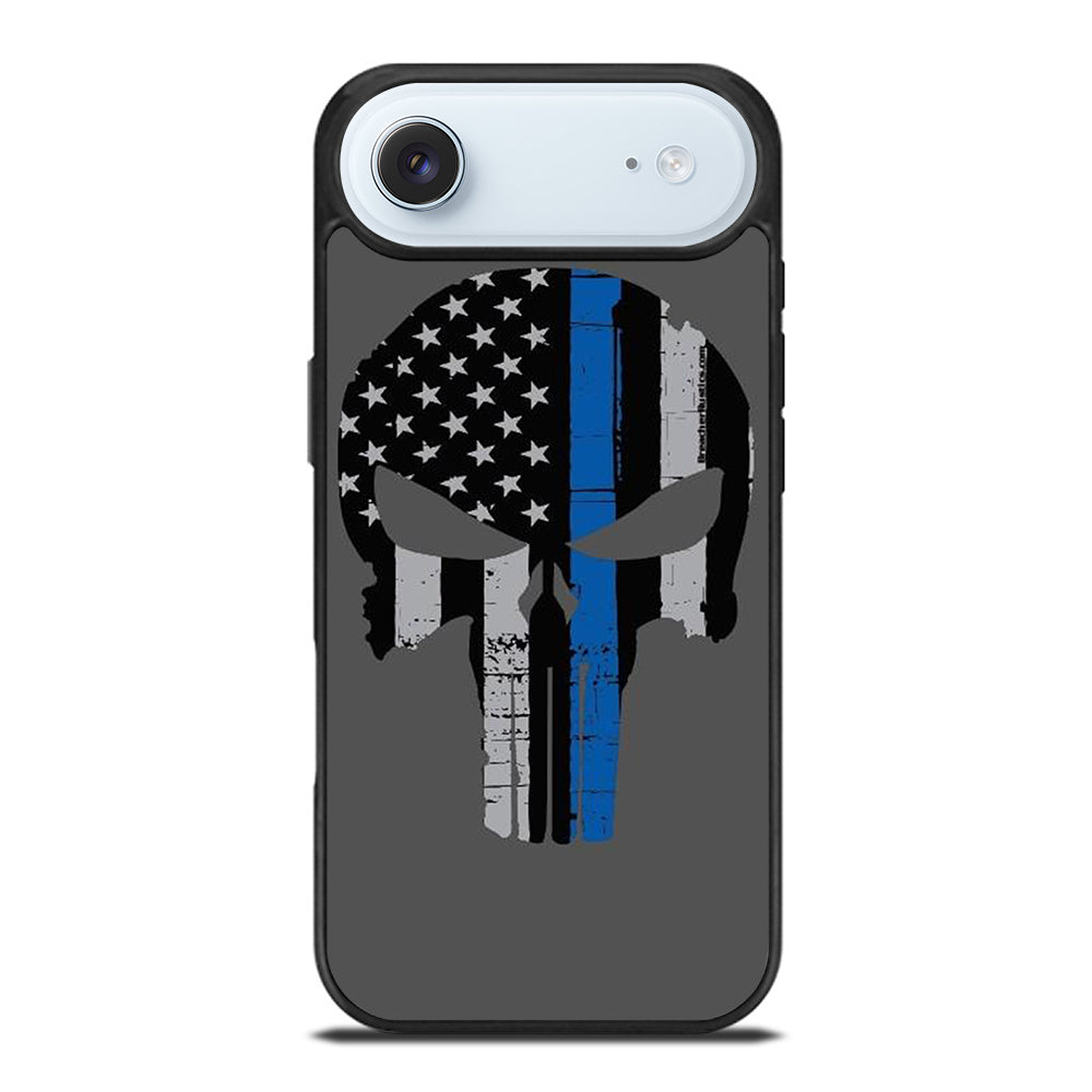 THIN BLUE LINE PUNISHER SKULL 2 iPhone Air Case Cover