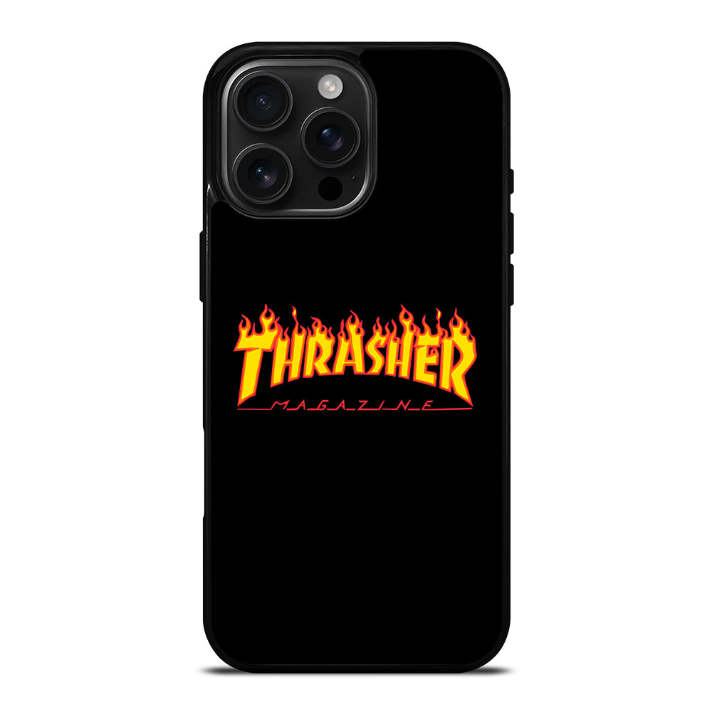 THRASHER MAGAZINE SKATEBOARD LOGO iPhone 16 Pro Max Case Cover