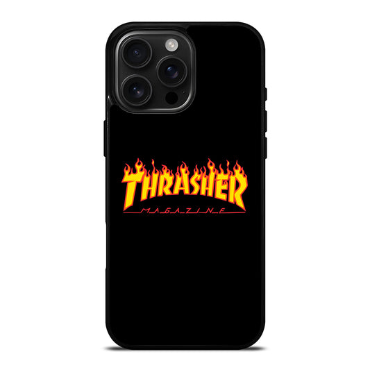 THRASHER MAGAZINE SKATEBOARD LOGO iPhone 16 Pro Max Case Cover