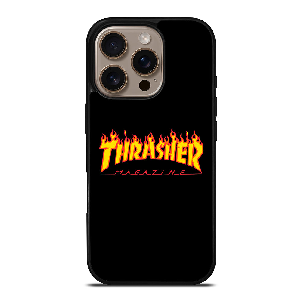 THRASHER MAGAZINE SKATEBOARD LOGO iPhone 16 Pro Case Cover