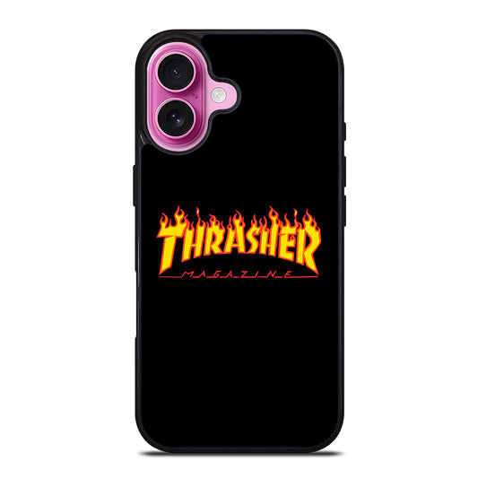 THRASHER MAGAZINE SKATEBOARD LOGO iPhone 16 Plus Case Cover