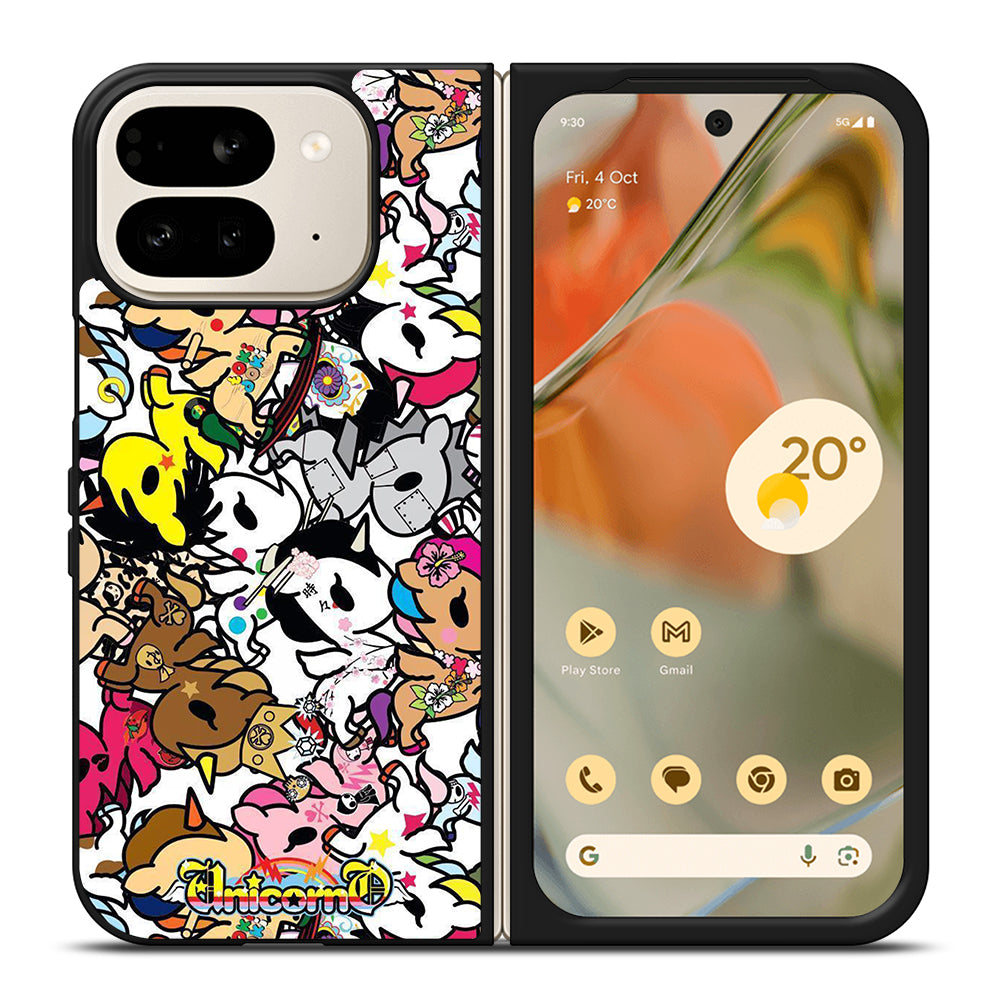 TOKIDOKI UNICORNO PATTERN 2 Google Pixel 9 Pro Fold Case Cover