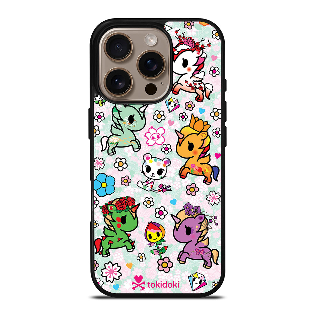 TOKIDOKI UNICORNO PATTERN iPhone 16 Pro Case Cover