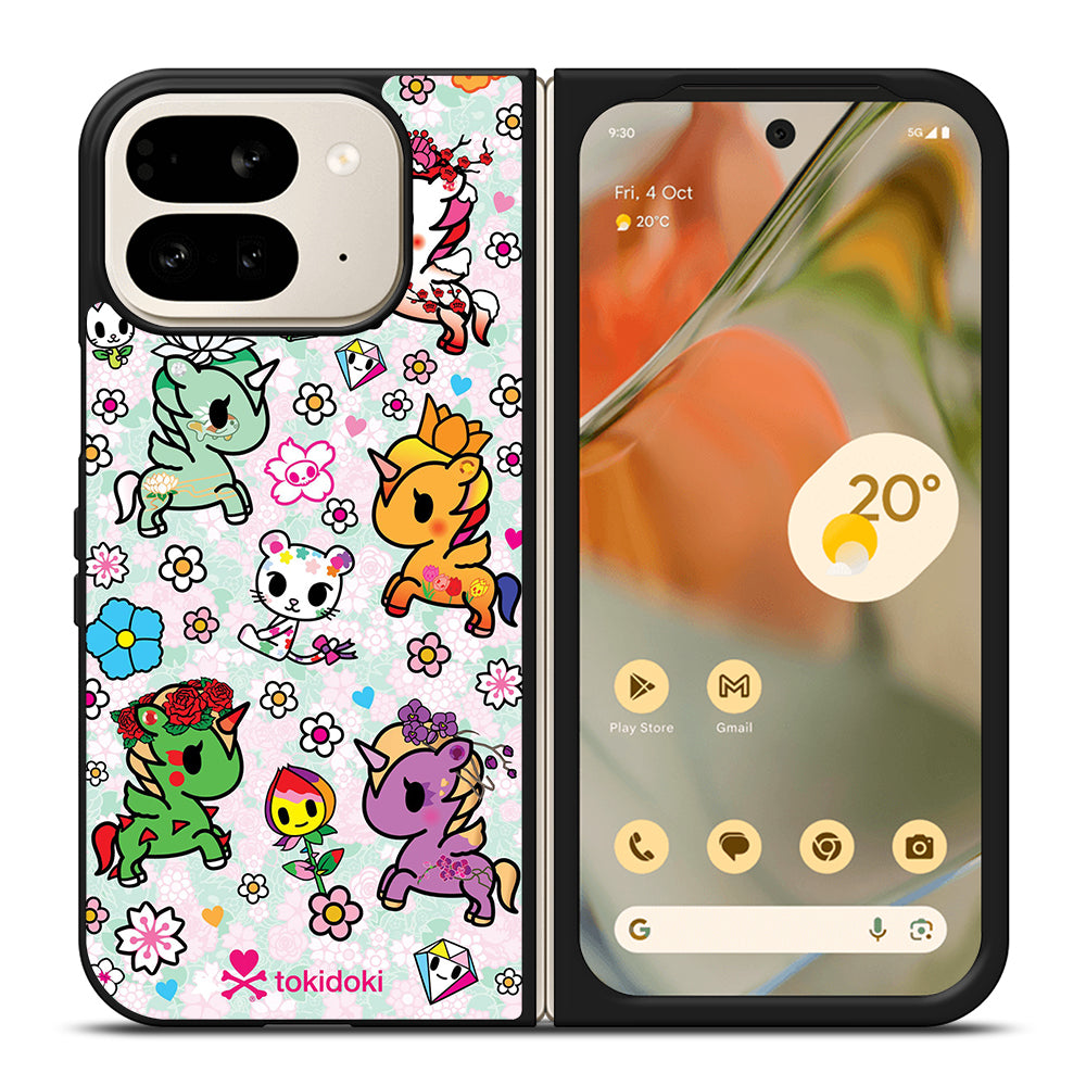 TOKIDOKI UNICORNO PATTERN Google Pixel 9 Pro Fold Case Cover