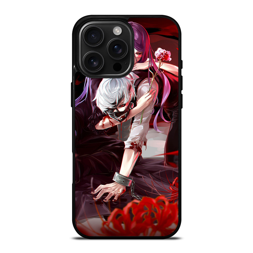 TOKYO GHOUL KANEKI KEN AND RIZE iPhone 16 Pro Max Case Cover