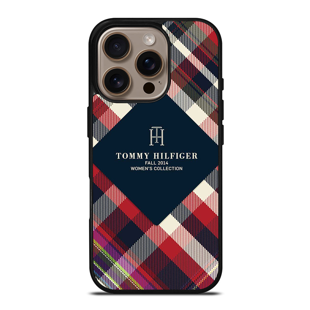 TOMMY HILFIGER LOGO PLAID iPhone 16 Pro Case Cover