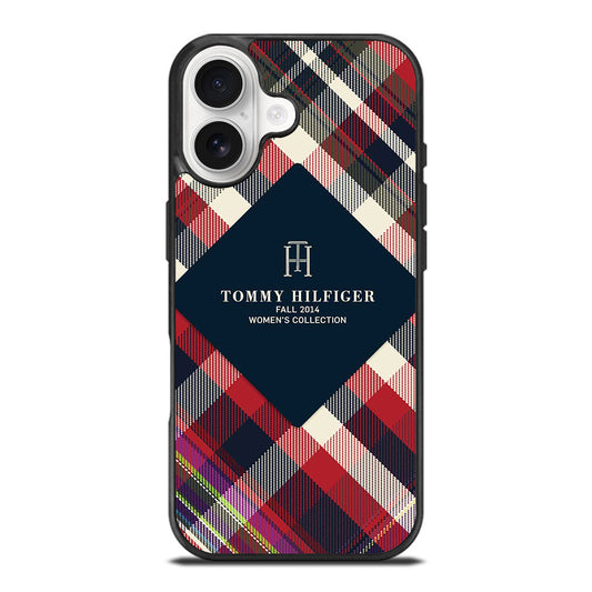 TOMMY HILFIGER LOGO PLAID iPhone 17 Case Cover