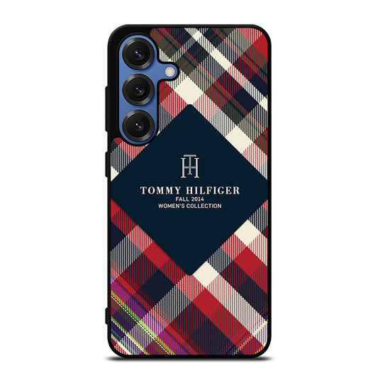 TOMMY HILFIGER LOGO PLAID Samsung Galaxy S25 Case Cover