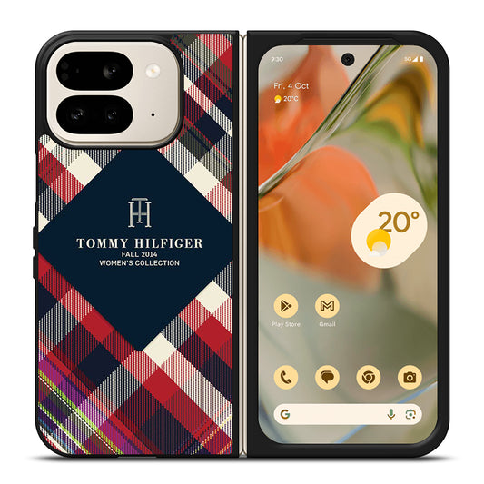 TOMMY HILFIGER LOGO PLAID Google Pixel 9 Pro Fold Case Cover