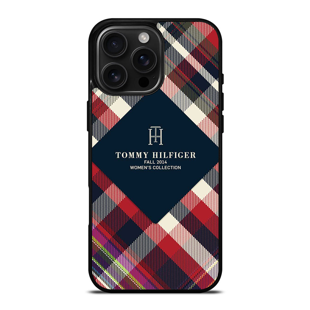 TOMMY HILFIGER LOGO PLAID iPhone 16 Pro Max Case Cover