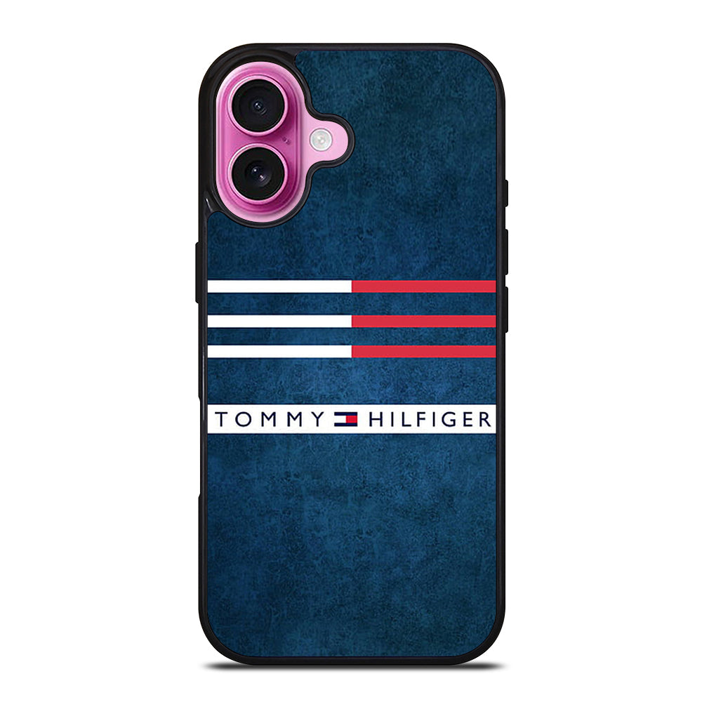 TOMMY HILFIGER STRIPE iPhone 16 Plus Case Cover