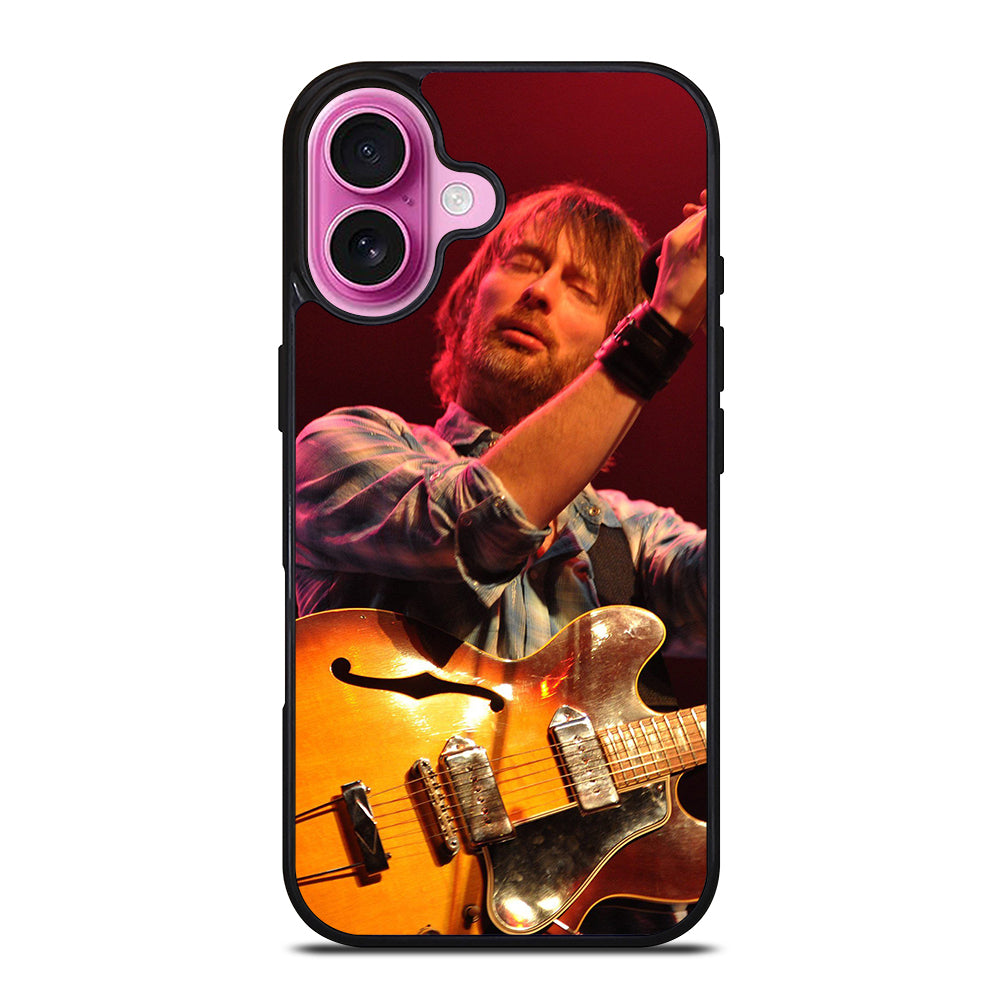 TOM YORKE AND GUITAR RADIOHEAD iPhone 16 Plus Case Cover