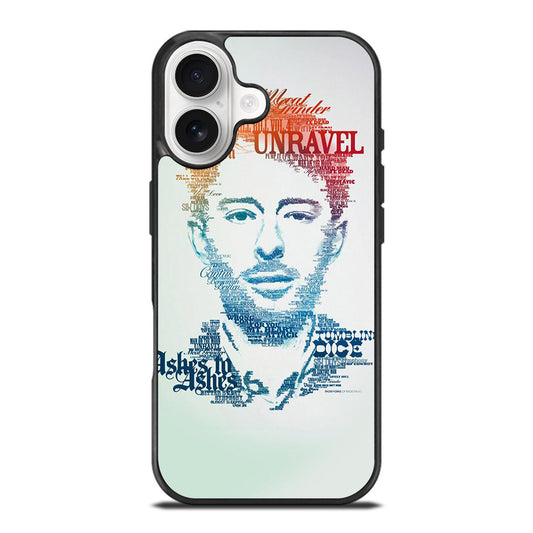 TOM YORKE RADIOHEAD QUOTE iPhone 17 Case Cover