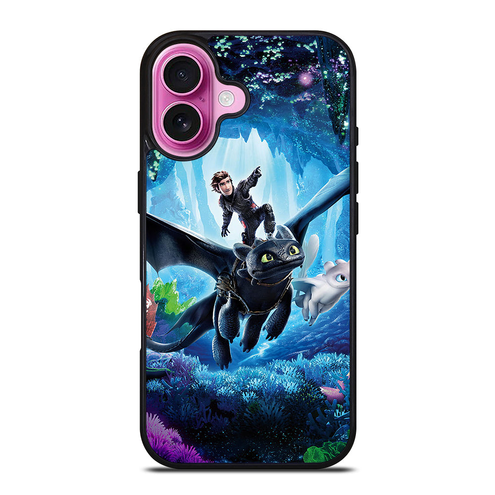 TOOTHLESS DRAGON AND HICCUP iPhone 16 Plus Case Cover