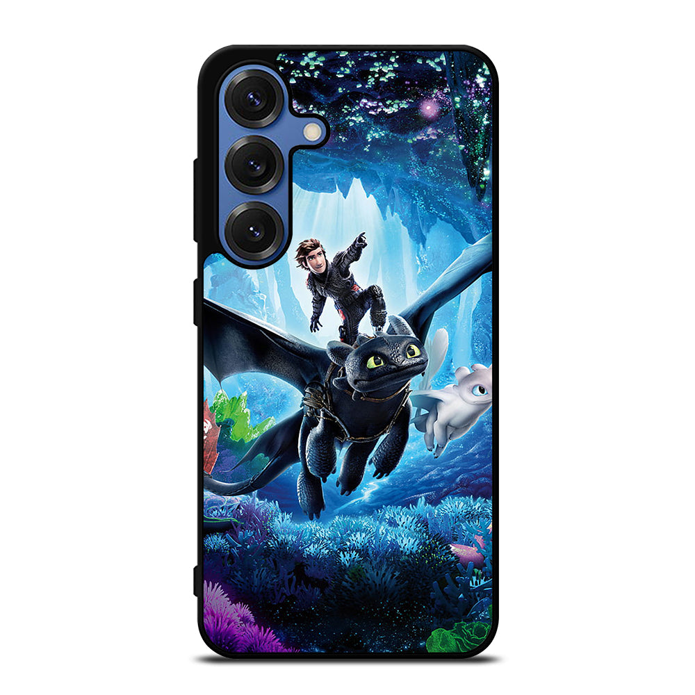 TOOTHLESS DRAGON AND HICCUP Samsung Galaxy S25 Case Cover