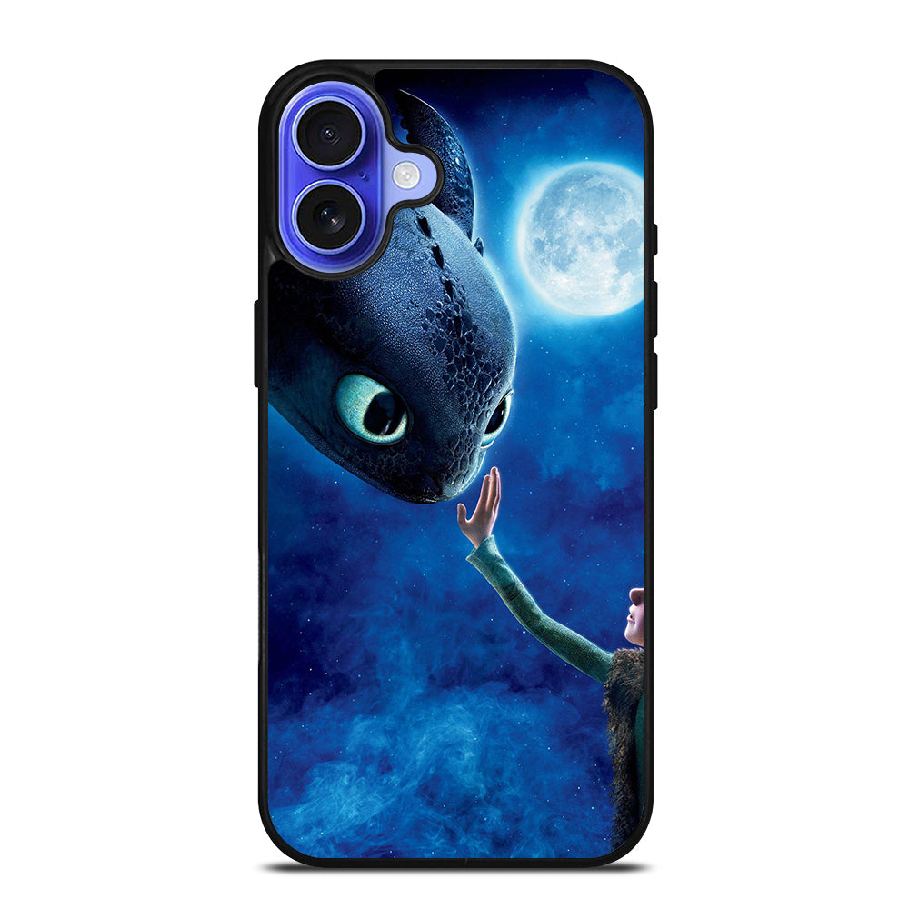 TOOTHLESS DRAGON ART iPhone 16 Case Cover