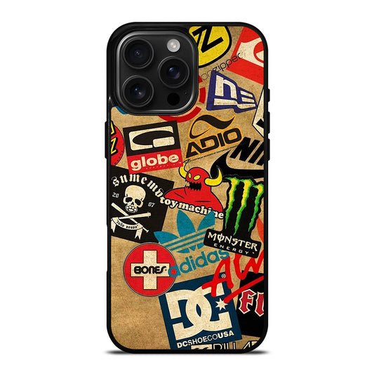 TOY MACHINE SKATEBOARD COLLAGE iPhone 16 Pro Max Case Cover