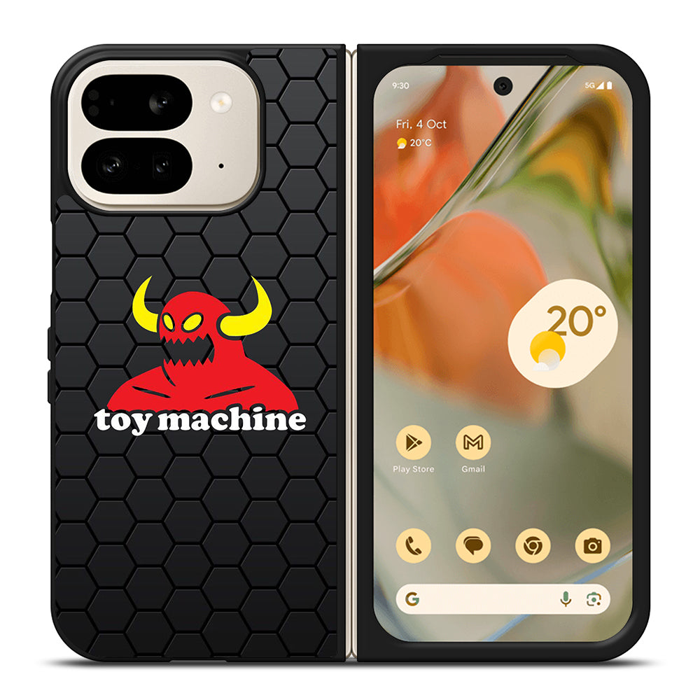 TOY MACHINE SKATEBOARD HEXSAGON LOGO Google Pixel 9 Pro Fold Case Cover