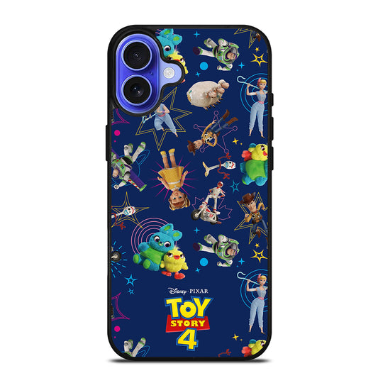 TOY STORY 4 PATTERN iPhone 16 Case Cover