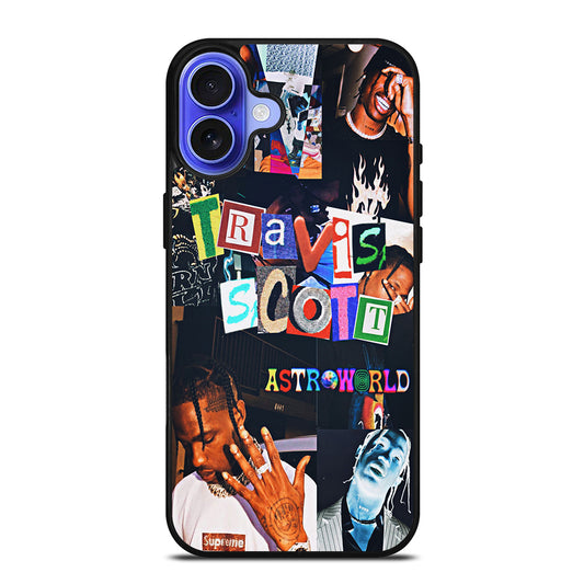 TRAVIS SCOTT RAPPER COLLAGE iPhone 16 Case Cover