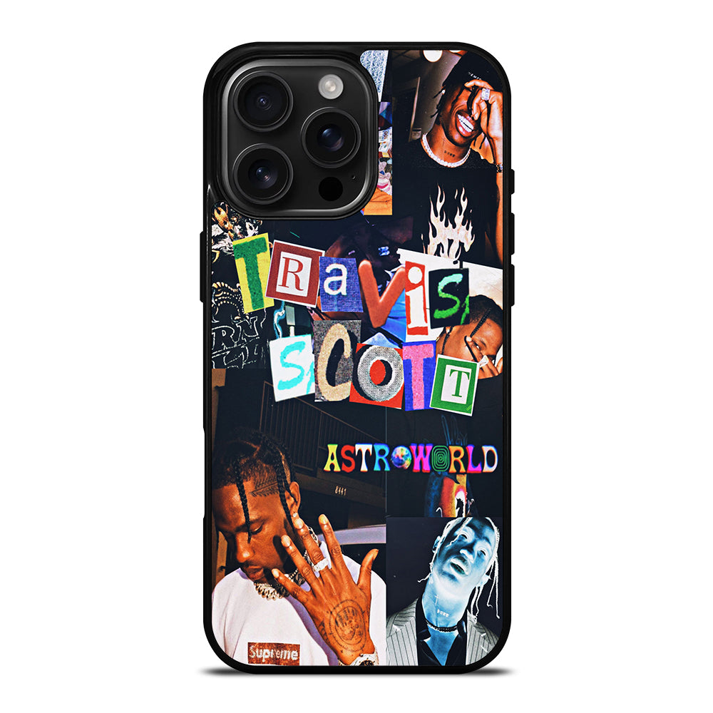 TRAVIS SCOTT RAPPER COLLAGE iPhone 16 Pro Max Case Cover