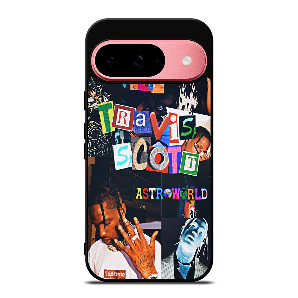 TRAVIS SCOTT RAPPER COLLAGE Google Pixel 9 Case Cover