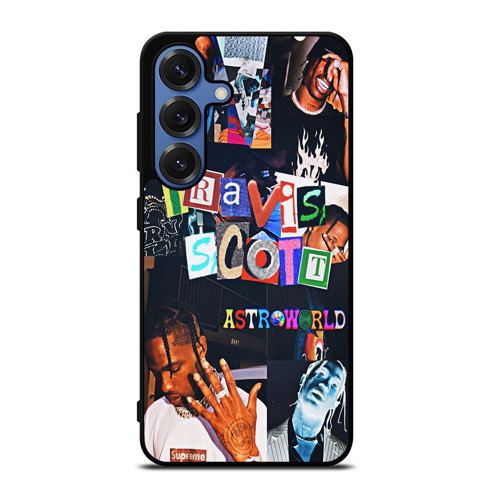 TRAVIS SCOTT RAPPER COLLAGE Samsung Galaxy S25 Case Cover